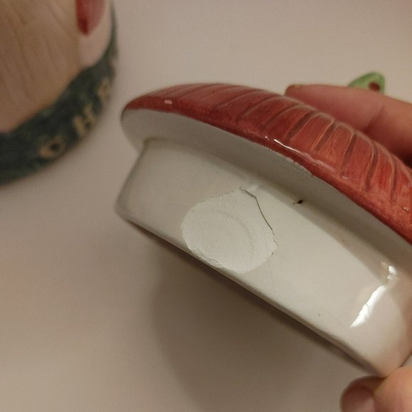 Omnibus Fitz And Floyd Christmas Crafts Cookie Jar - Picture 10 of 11